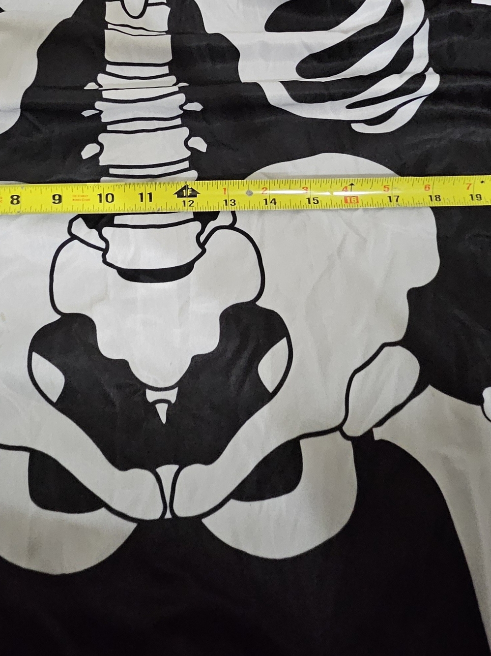 Black & White Skeleton Print Hooded ONESIE